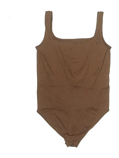 Pre-owned No Boundaries Bodysuit In Brown
