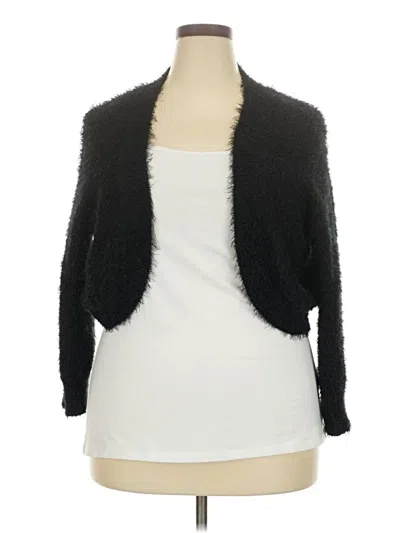 Pre-owned No Boundaries Cardigan Sweater In Black