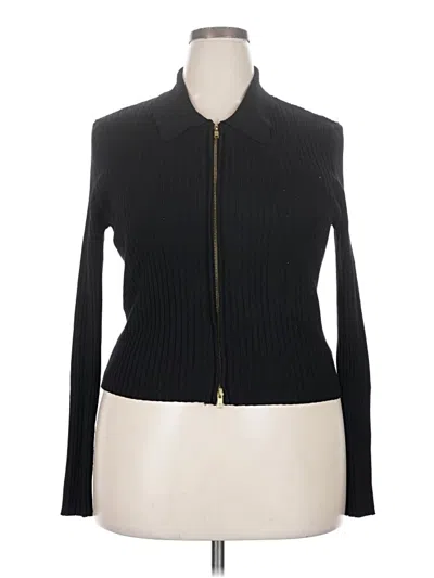 Pre-owned No Boundaries Cardigan Sweater In Black