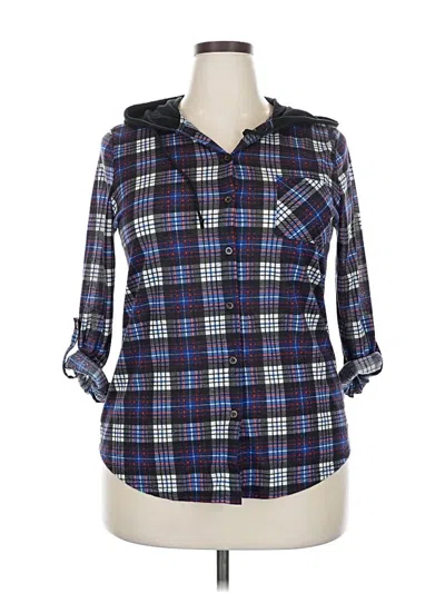Pre-owned No Boundaries Cardigan Sweater In Blue