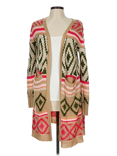 Pre-owned No Boundaries Cardigan Sweater In Brown