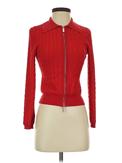 Pre-owned No Boundaries Cardigan Sweater In Red