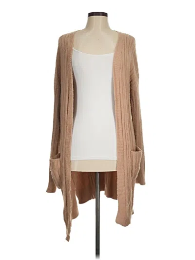 Pre-owned No Boundaries Cardigan Sweater In Tan
