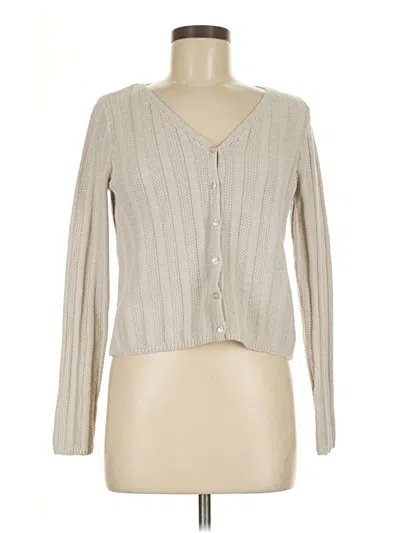 Pre-owned No Boundaries Cardigan Sweater In White