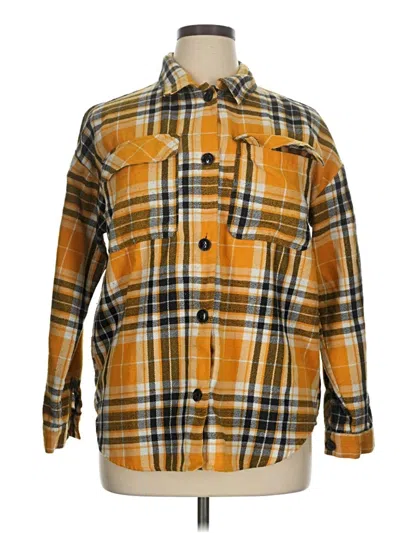 Pre-owned No Boundaries Cardigan Sweater In Yellow