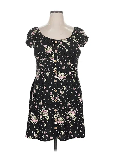 Pre-owned No Boundaries Casual Dress In Black