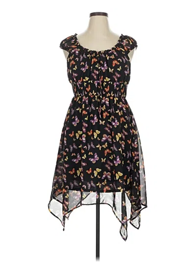 Pre-owned No Boundaries Casual Dress In Black