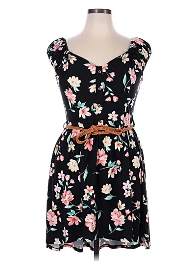 Pre-owned No Boundaries Casual Dress In Black
