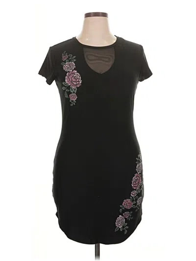 Pre-owned No Boundaries Casual Dress In Black
