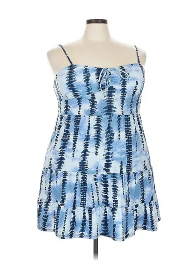 Pre-owned No Boundaries Casual Dress In Blue