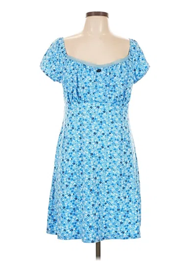 Pre-owned No Boundaries Casual Dress In Blue