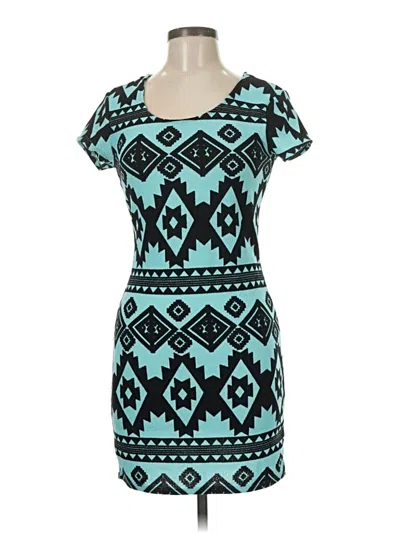 Pre-owned No Boundaries Casual Dress In Blue