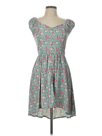 Pre-owned No Boundaries Casual Dress In Blue