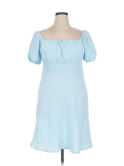 Pre-owned No Boundaries Casual Dress In Blue