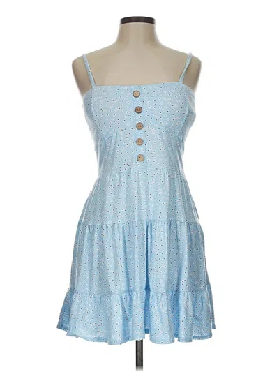 Pre-owned No Boundaries Casual Dress In Blue