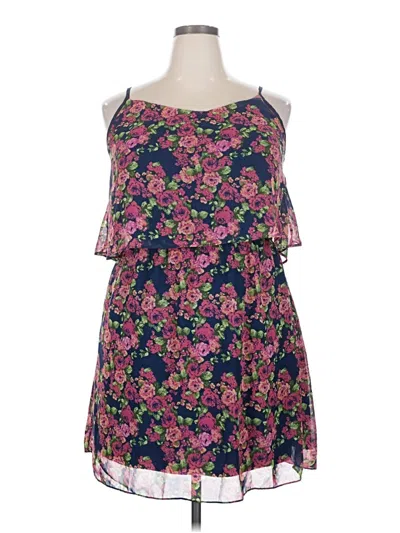 Pre-owned No Boundaries Casual Dress In Blue