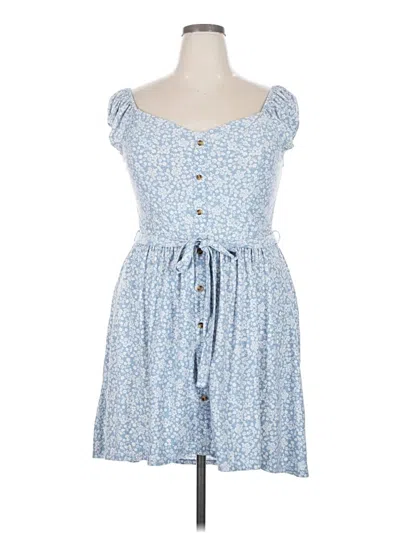 Pre-owned No Boundaries Casual Dress In Blue