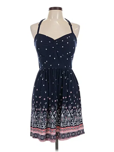 Pre-owned No Boundaries Casual Dress In Blue