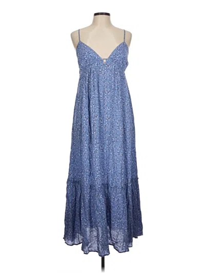 No Boundaries Casual Dress In Blue