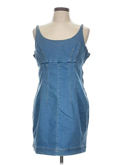 Pre-owned No Boundaries Casual Dress In Blue
