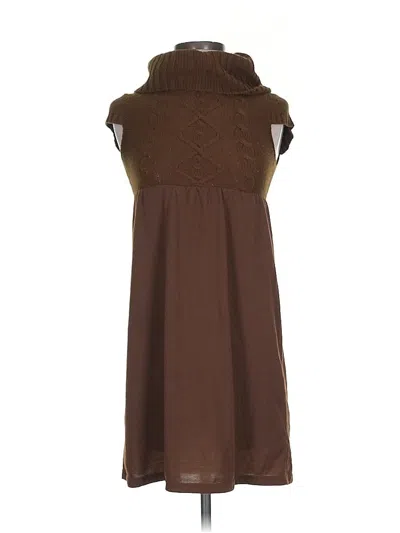 Pre-owned No Boundaries Casual Dress In Brown