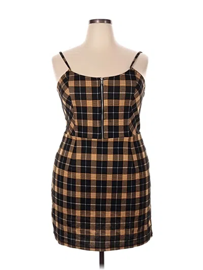 Pre-owned No Boundaries Casual Dress In Brown