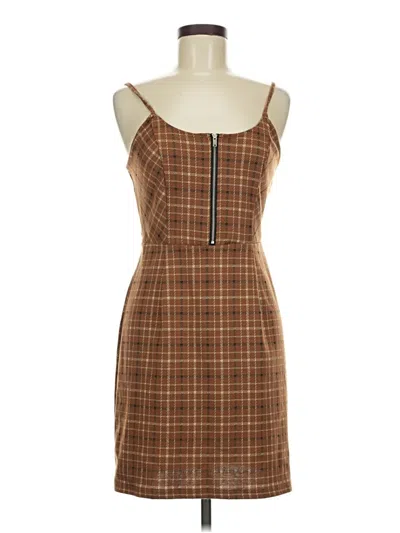 Pre-owned No Boundaries Casual Dress In Brown