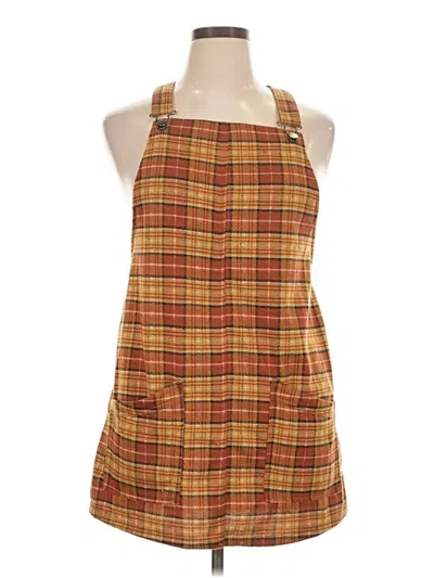 Pre-owned No Boundaries Casual Dress In Brown