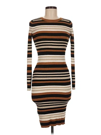 Pre-owned No Boundaries Casual Dress In Brown