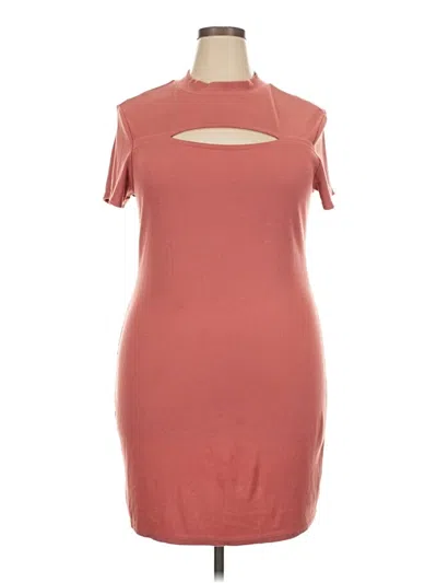 Pre-owned No Boundaries Casual Dress In Burgundy