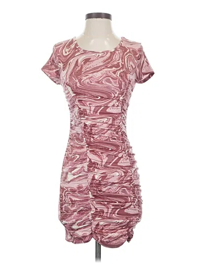 Pre-owned No Boundaries Casual Dress In Burgundy