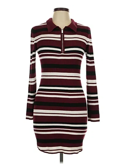 Pre-owned No Boundaries Casual Dress In Burgundy