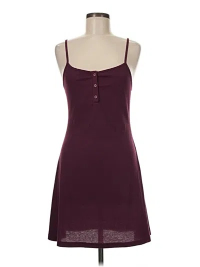 Pre-owned No Boundaries Casual Dress In Burgundy