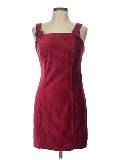 Pre-owned No Boundaries Casual Dress In Burgundy