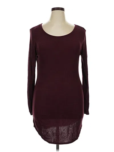 Pre-owned No Boundaries Casual Dress In Burgundy