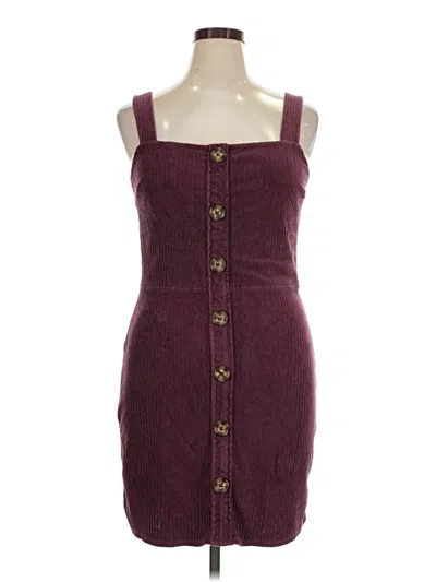 Pre-owned No Boundaries Casual Dress In Burgundy