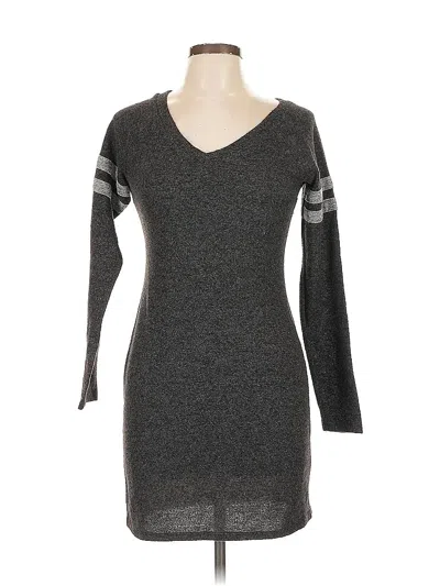 Pre-owned No Boundaries Casual Dress In Gray