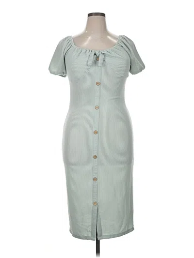 Pre-owned No Boundaries Casual Dress In Gray