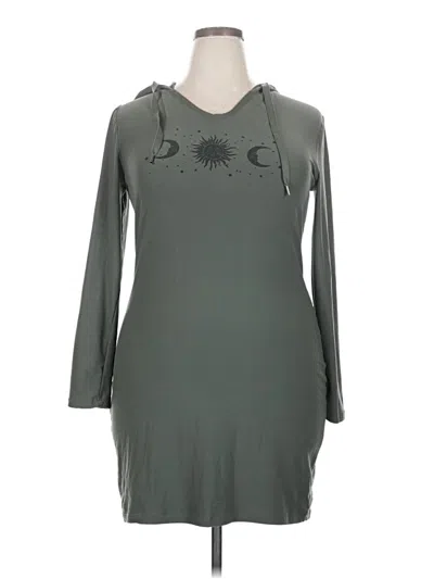 Pre-owned No Boundaries Casual Dress In Gray