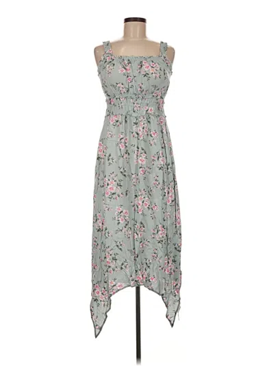 Pre-owned No Boundaries Casual Dress In Gray