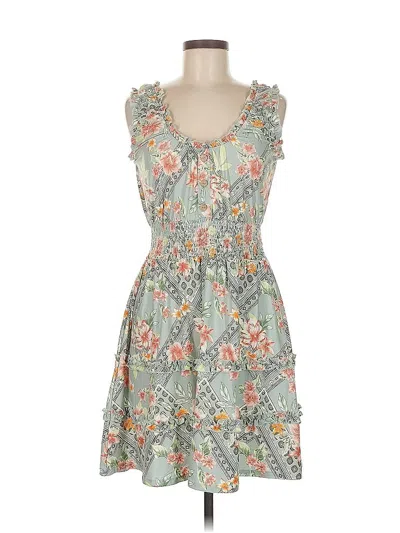 Pre-owned No Boundaries Casual Dress In Green