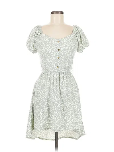 Pre-owned No Boundaries Casual Dress In Green