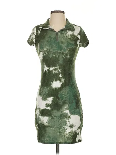 Pre-owned No Boundaries Casual Dress In Green