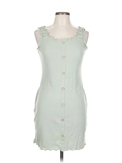 Pre-owned No Boundaries Casual Dress In Green