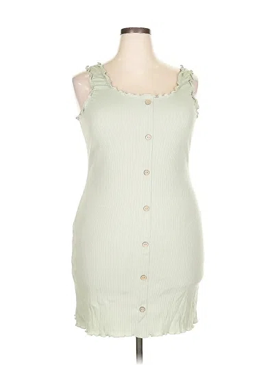 Pre-owned No Boundaries Casual Dress In Green