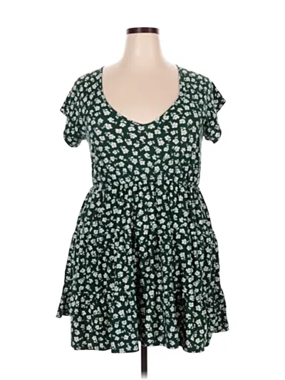 Pre-owned No Boundaries Casual Dress In Green