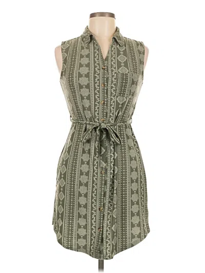 Pre-owned No Boundaries Casual Dress In Green