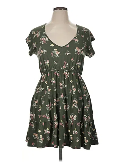 Pre-owned No Boundaries Casual Dress In Green