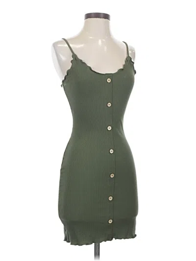 Pre-owned No Boundaries Casual Dress In Green