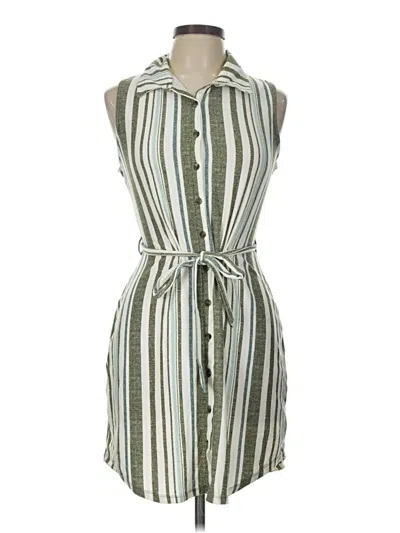 Pre-owned No Boundaries Casual Dress In Green